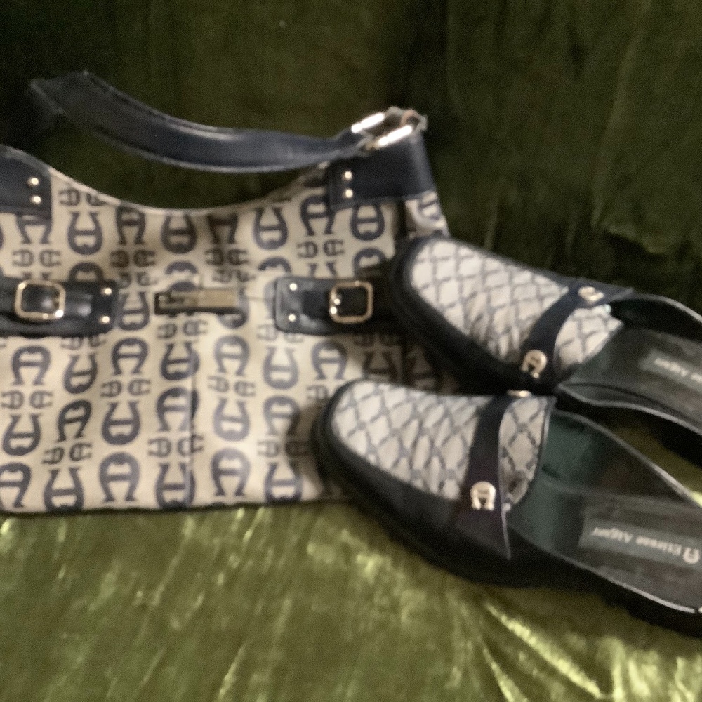Etienne Aigner shoes and bag